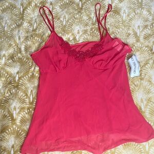 VTG Dentelle Elegant red slip dress